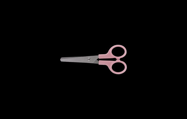 Encontraproduto.com.br - Tesoura Escolar Rosa Tesouras Brinox 4 1/2