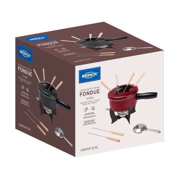 Encontraproduto.com.br - Conjunto para Fondue 10 peças - CZR