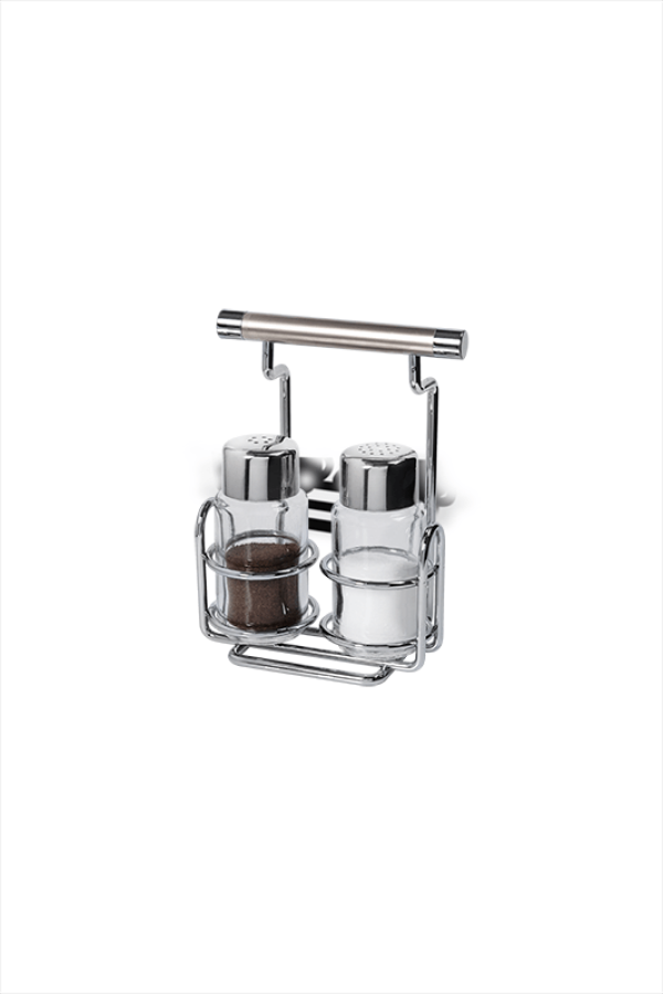 Encontraproduto.com.br - Porta Condimento Argento com 3 Peças Aço Inox Brinox