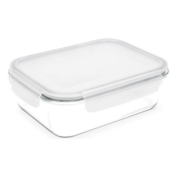 Encontraproduto.com.br - Pote Retangular Hermético Lock&Stock 1,5L Brinox 23x17,5x7,6 cm