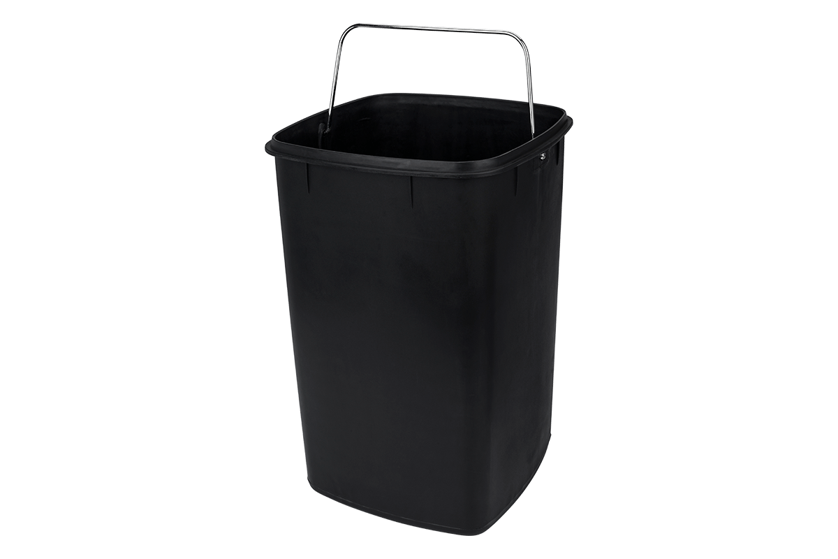 Encontraproduto.com.br - Lixeira Inox Pedal E Balde Frame 6l Inox Brinox 29x22x29,2cm