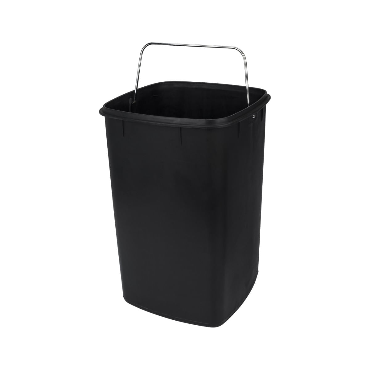 Encontraproduto.com.br - Lixeira Aço Inox Pedal Balde Frame 20L Brinox 35,5x27x47,7cm