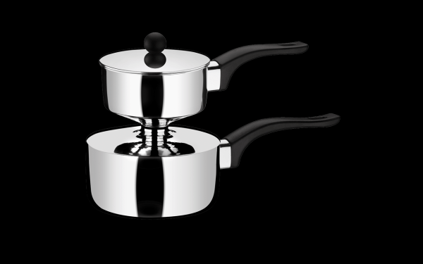 Encontraproduto.com.br - Cuscuzeira de 500ml 16 cm em aço inoxidável - Linha Utilidades Suprema Brinox