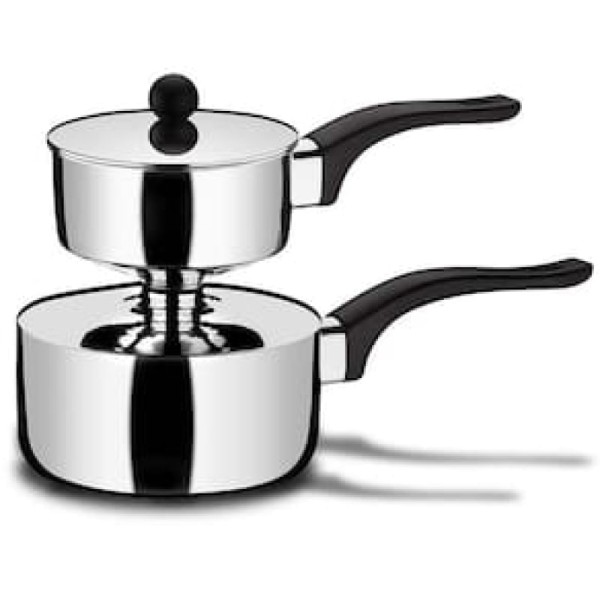Encontraproduto.com.br - Cuscuzeira de 500ml 16 cm em aço inoxidável - Linha Utilidades Suprema Brinox
