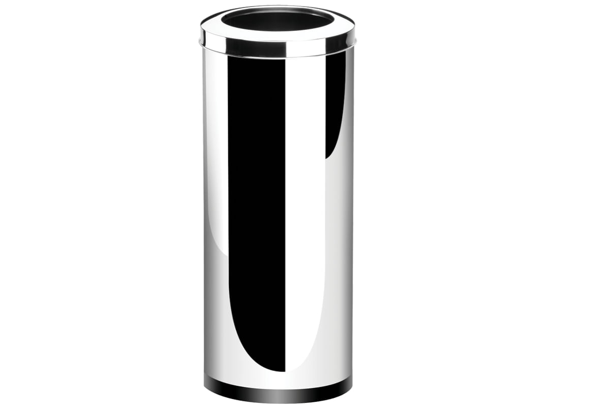 Encontraproduto.com.br - Lixeira Inox com Aro 47 Litros Decorline Lixeiras Ø 30x70 cm