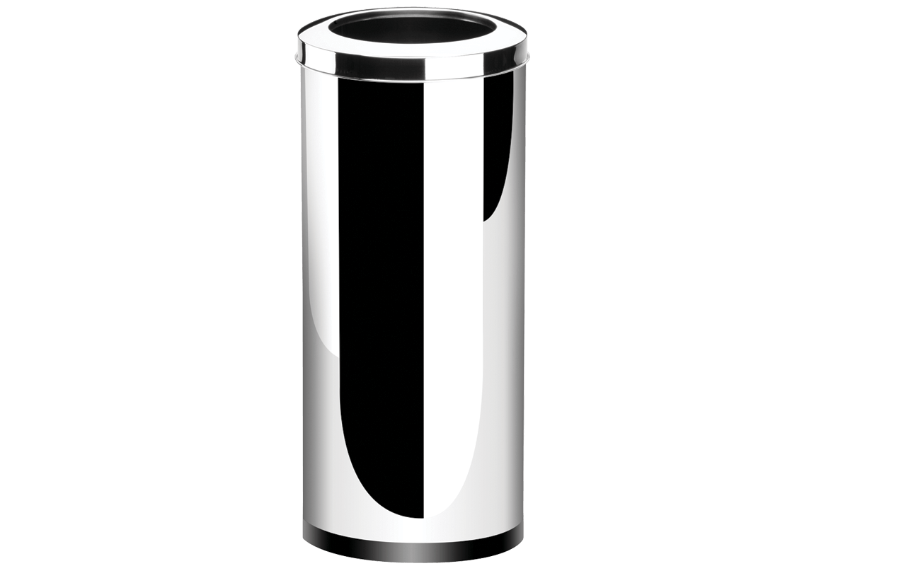 Encontraproduto.com.br - Lixeira Inox com Aro 47 Litros Decorline Lixeiras Ø 30x70 cm