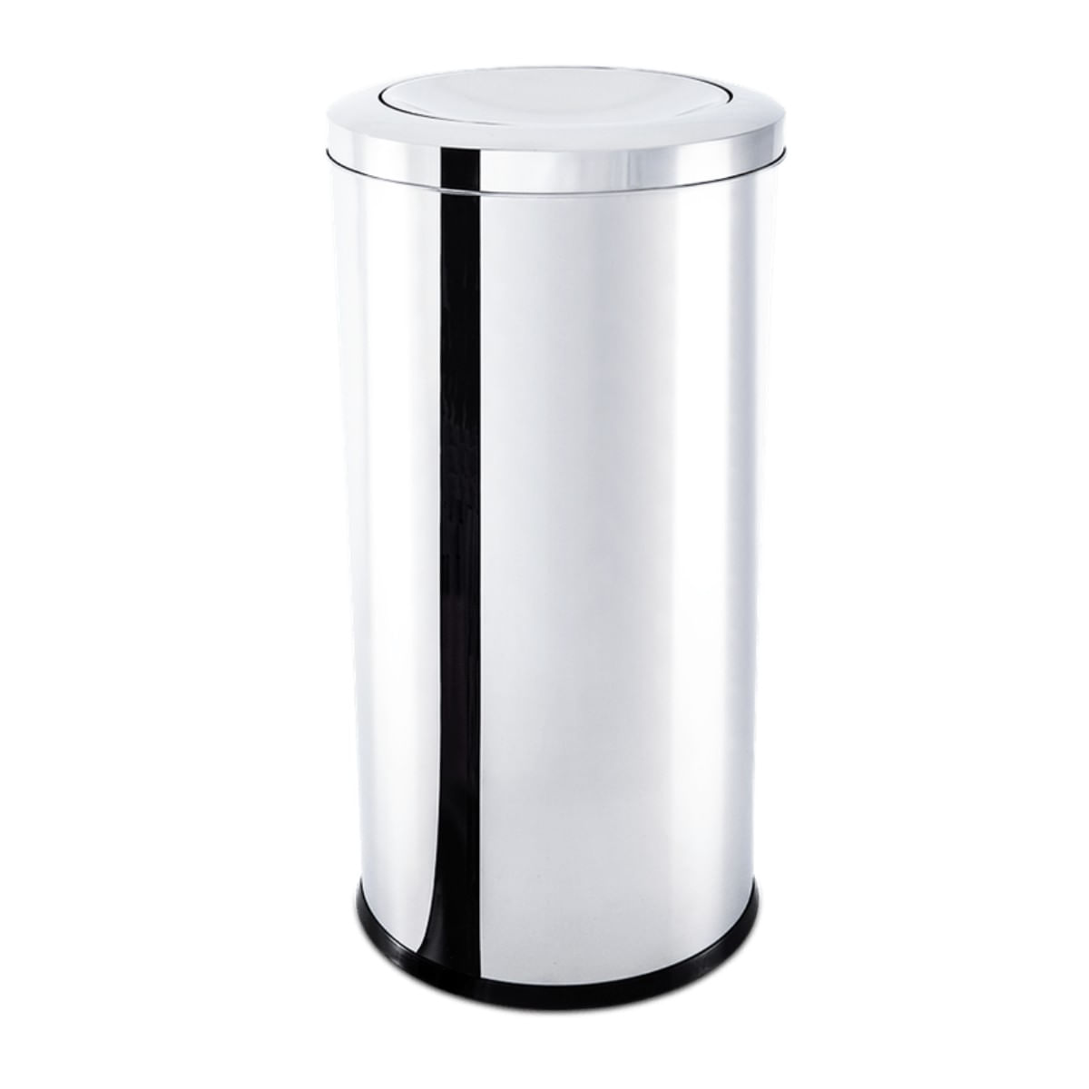 Encontraproduto.com.br - Lixeira Inox Tampa Basculante 64L Decorline 35x70cm