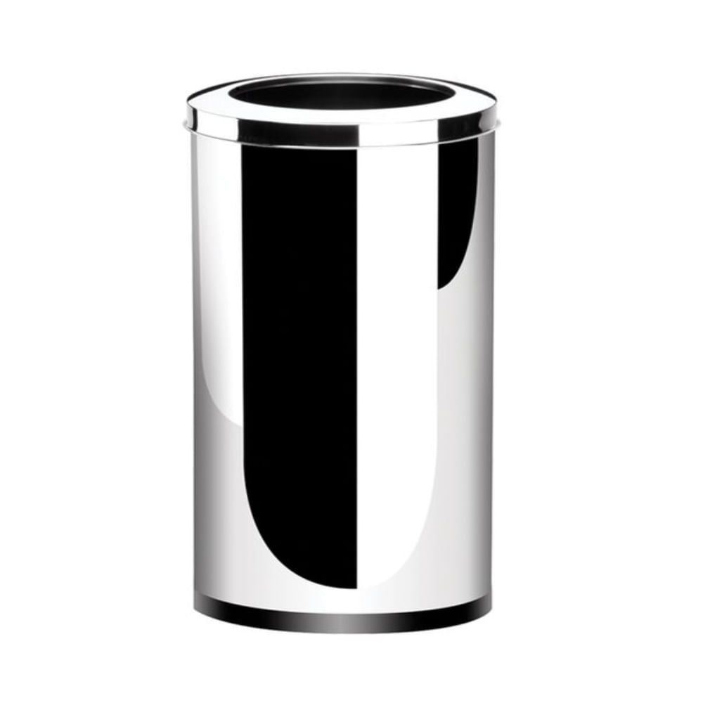 Encontraproduto.com.br - Lixeira Inox   Aro 64Litros DecorlineLixeiras Ø 35 x 70