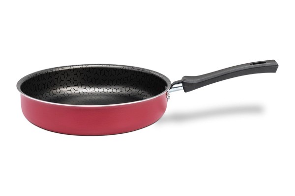 Frigideira Alta 24 cm 2 L Revestimento Pro-flon Antiaderente Cor Borgonha Linha Anis Brinox