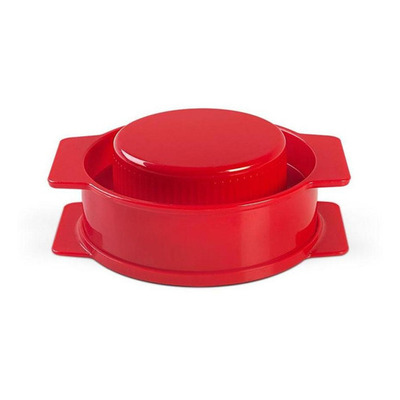 Molde Para Hamburguer Vermelho  Recheado Descomplica Brinox