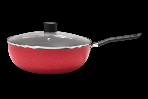 Encontraproduto.com.br - Wok Com Tampa Garlic - 4,1 L  - Brinox 28 x 9 cm