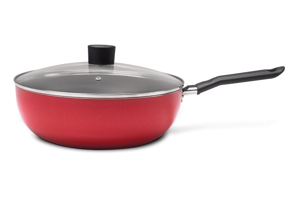 Encontraproduto.com.br - Wok Com Tampa Garlic - 4,1 L  - Brinox 28 x 9 cm