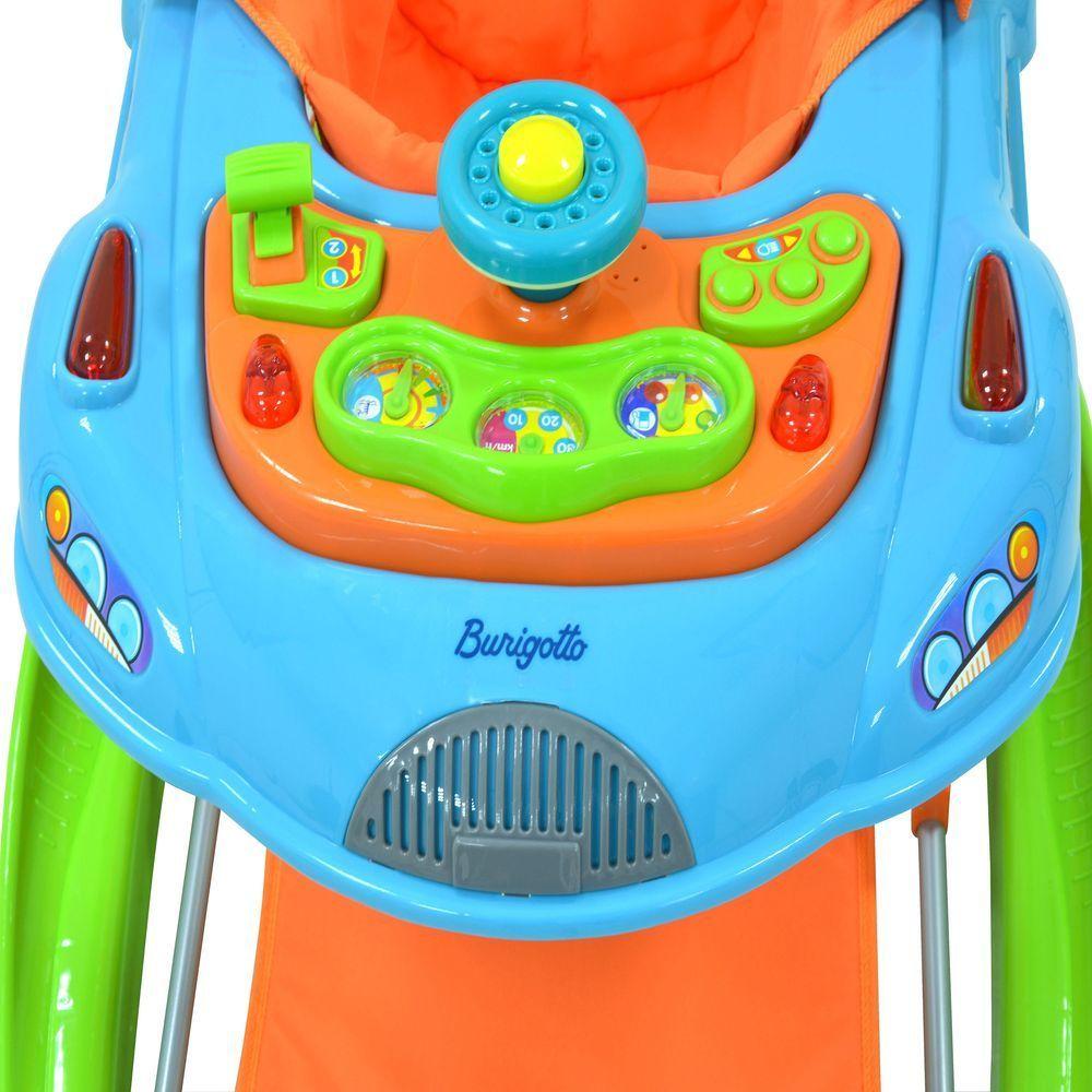 Encontraproduto.com.br - Andador Infantil Burigotto Baby Coupé Colorido