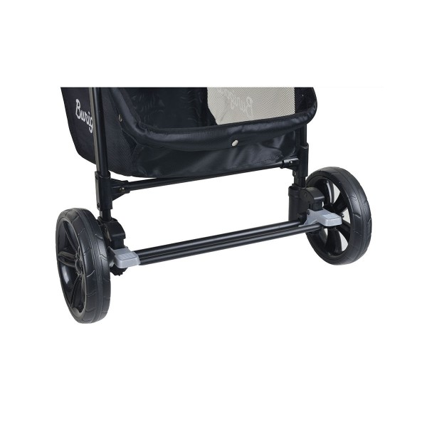 Encontraproduto.com.br - Carrinho para Bebê Burigotto Ecco Cinza com Vermelho