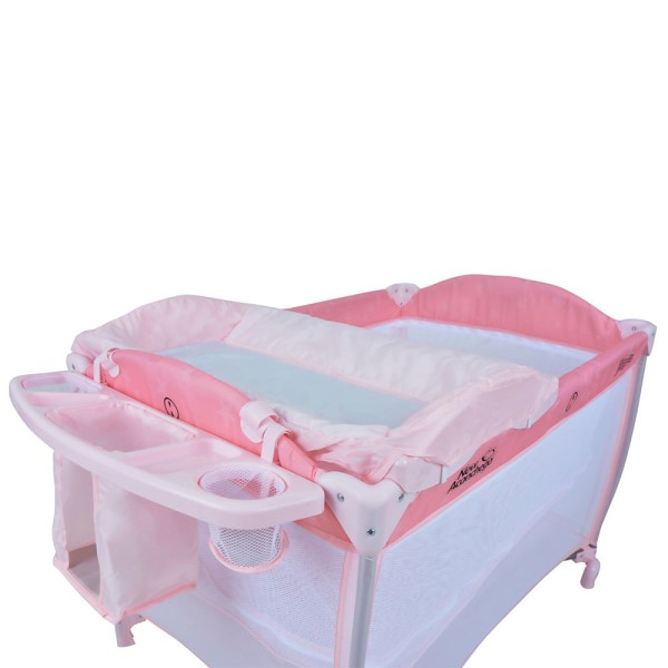 Encontraproduto.com.br - Berço New Aconchego Rosa 9 a 15 Kg - Burigotto
