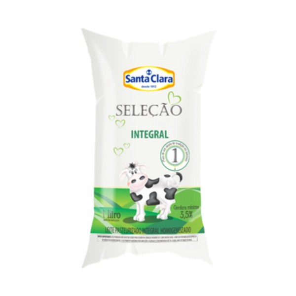 Encontraproduto.com.br - Leite Pasteurizado Integral Santa Clara 1 L