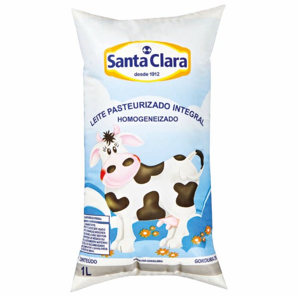 Encontraproduto.com.br - Leite Pasteurizado Integral Santa Clara 1 L