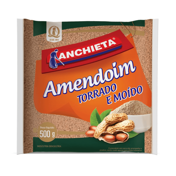 Amendoim Torrado e Moído Anchieta Pacote 500g
