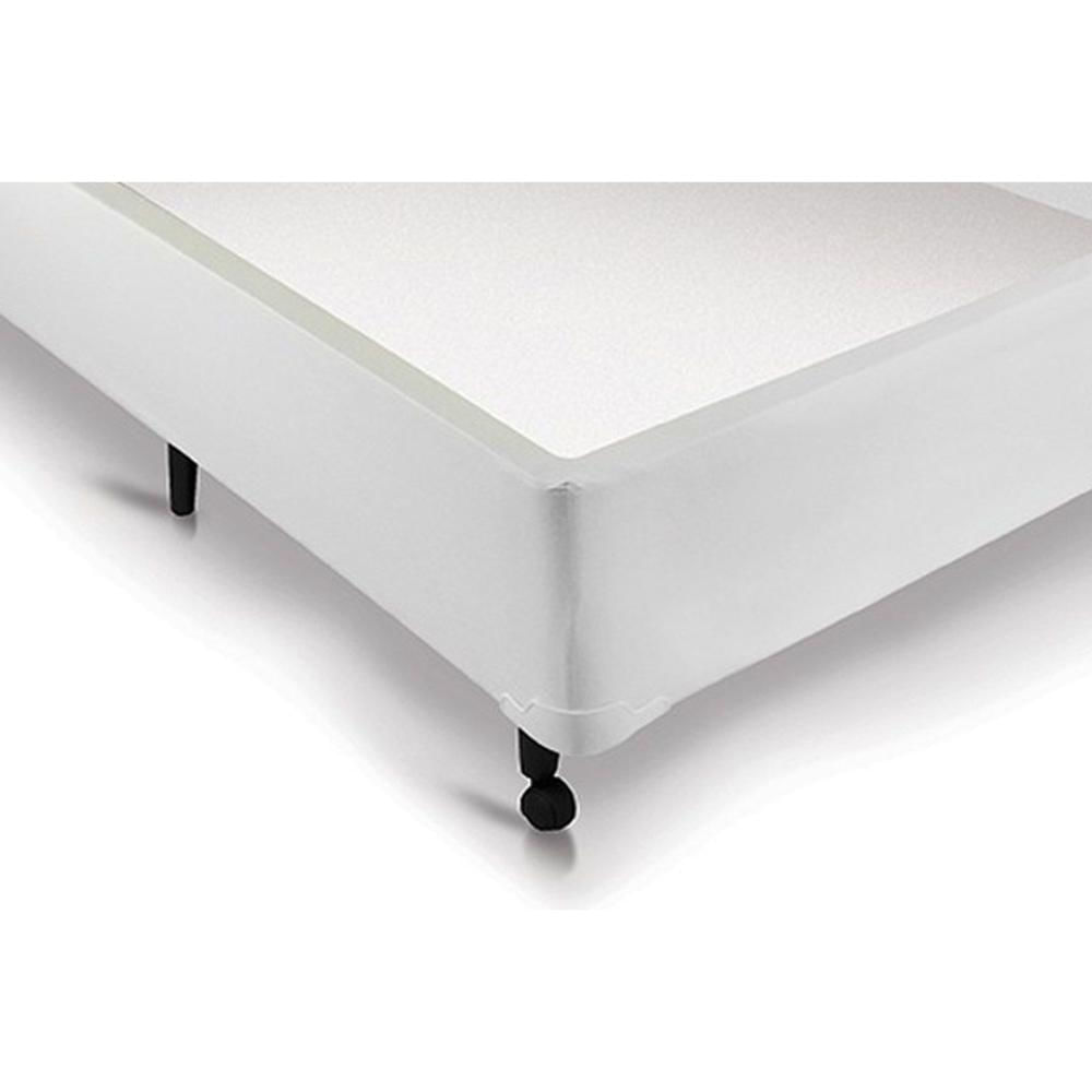 Cama Box Baú Casal Courano White New (138x188x30) - Castor