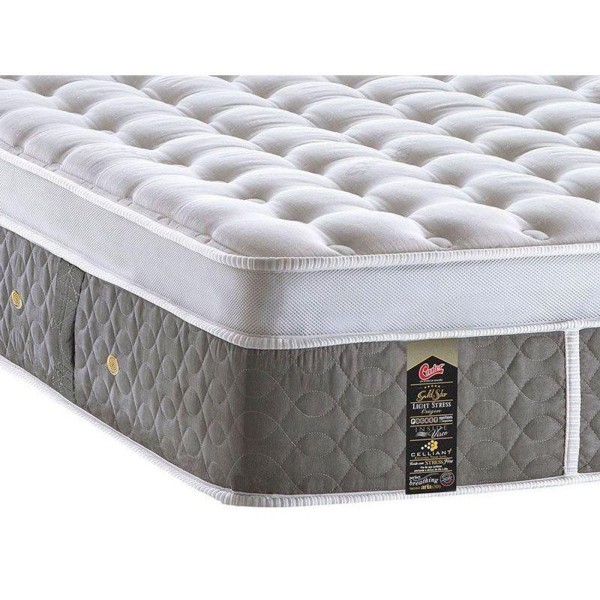 Encontraproduto.com.br - Cama Box Baú Solteiro: Colchão Molas Pocket Ensacadas Castor New Plush + Base Crc Black(88x188)