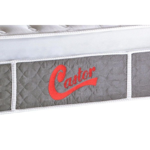 Encontraproduto.com.br - Cama Box Baú Solteiro: Colchão Molas Pocket Ensacadas Castor New Plush + Base Crc Black(88x188)