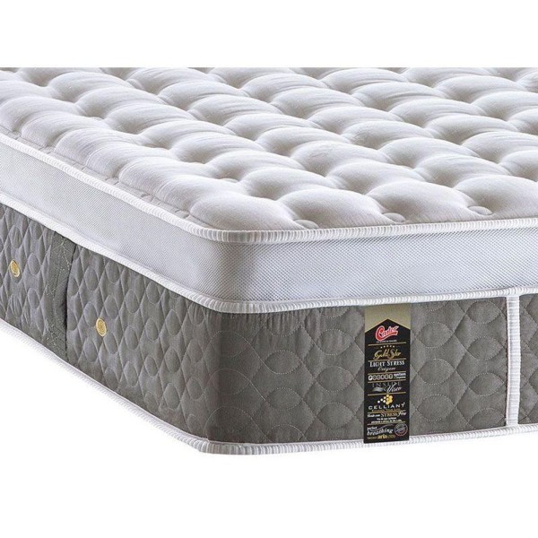 Encontraproduto.com.br - Cama Box Baú Solteiro: Colchão Molas Pocket Ensacadas Castor New Plush + Base Crc Black(88x188)