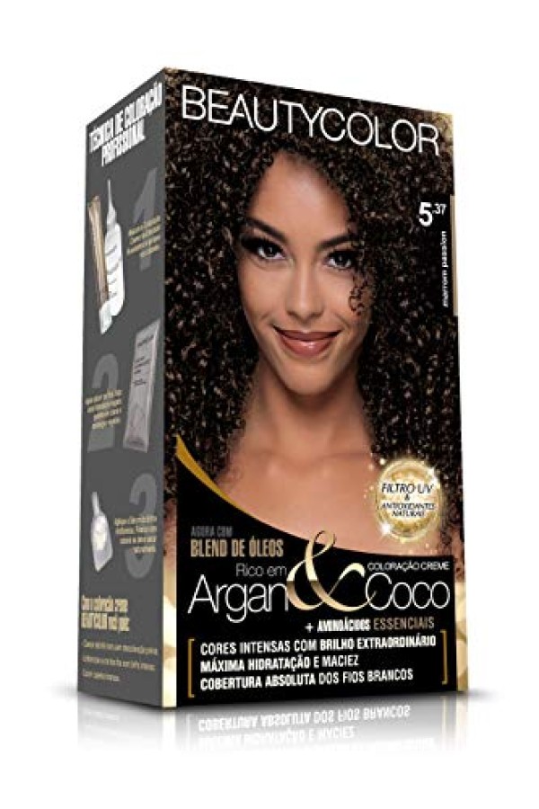 Tintura Beauty Color Kit 5 37 Marrom Passion
