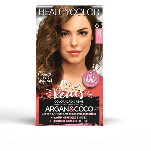 Kit Coloração Beauty Color 6.0 Louro Escuro
