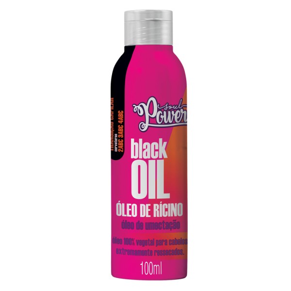 Encontraproduto.com.br - Óleo Rícino de Umectação Soul Power - Black Oil