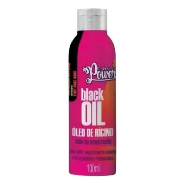 Encontraproduto.com.br - Óleo Rícino de Umectação Soul Power - Black Oil