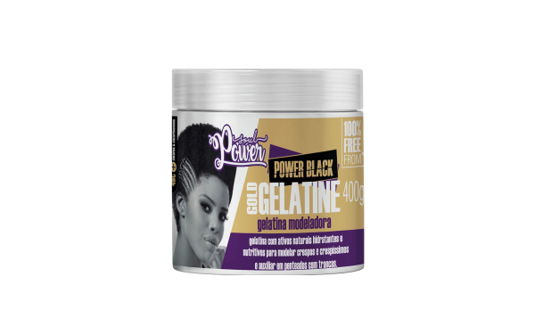 Encontraproduto.com.br - Gelatina Beauty Color Soul Power Black Gold 400g