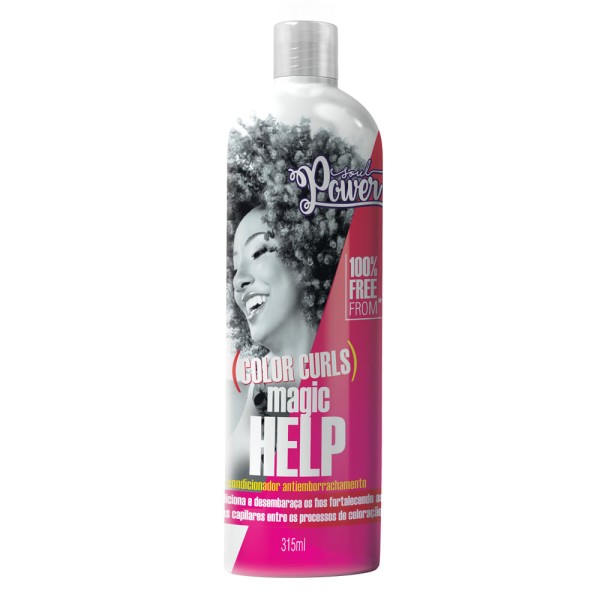 Encontraproduto.com.br - Condicionador Antiemborrachamento Soul Power - Color Curls Magic Help