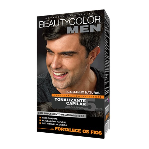 Encontraproduto.com.br - Tonalizante Beauty Color Men Castanho Natural
