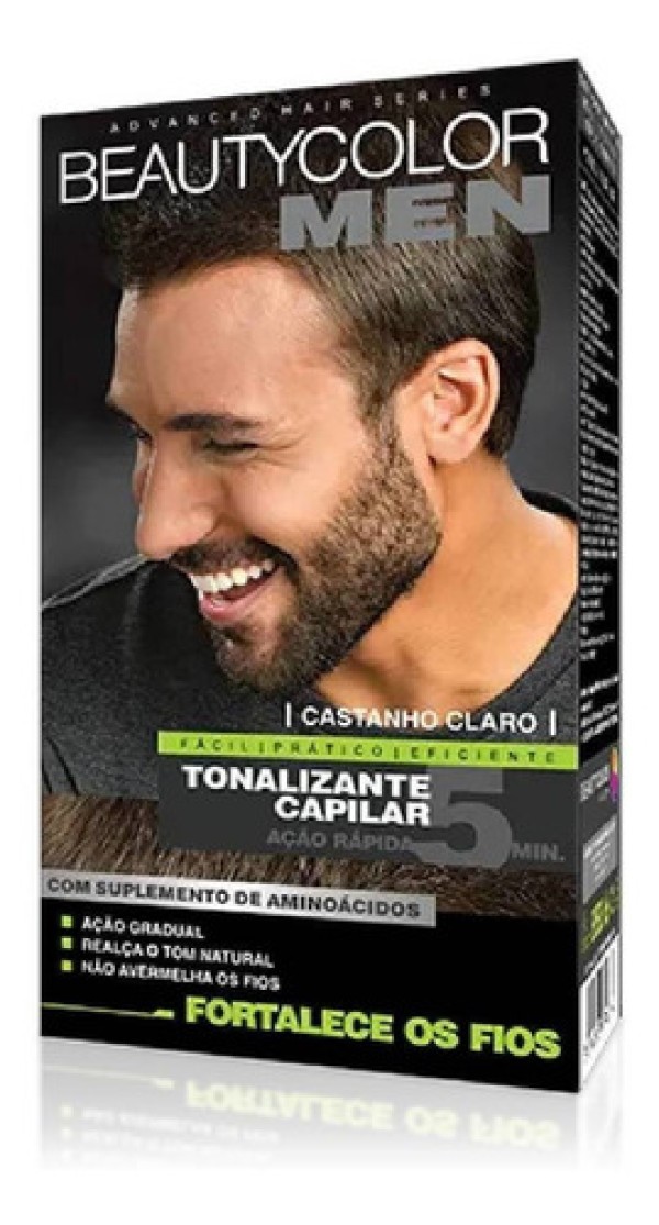 Encontraproduto.com.br - Tonalizante Beauty Color Men Castanho Natural