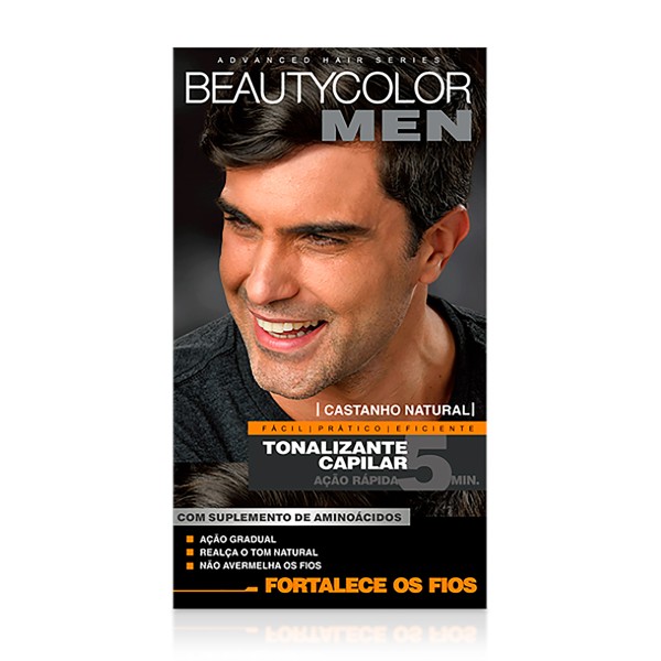 Encontraproduto.com.br - Tonalizante Beauty Color Men Castanho Natural