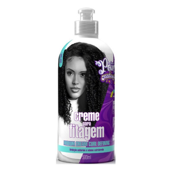 Encontraproduto.com.br - Creme Para Fitagem 500ml Medium Cream Curl Defining - Soul Power