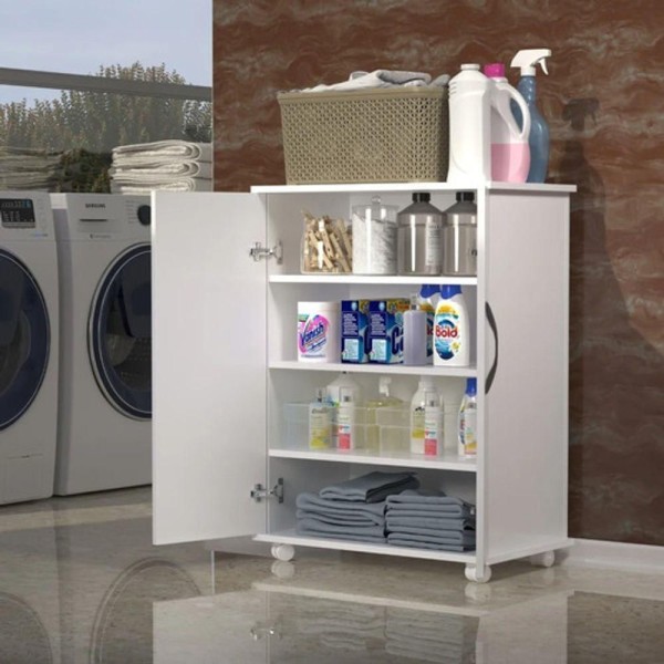 Encontraproduto.com.br - Organizador De Sapatos Sapateira Multiuso Com Rodas Quarto