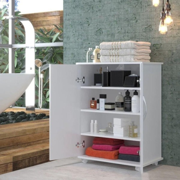 Encontraproduto.com.br - Organizador De Sapatos Sapateira Multiuso Com Rodas Quarto