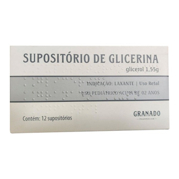 Encontraproduto.com.br - Supositório Granado Glicerina Infantil  Com 12 Unidades
