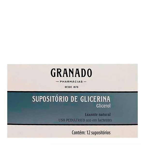 Encontraproduto.com.br - Supositório Granado Glicerina Infantil  Com 12 Unidades