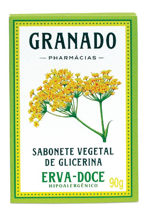 Encontraproduto.com.br - Granado Sabonete de Glicerina e Erva Doce 90g