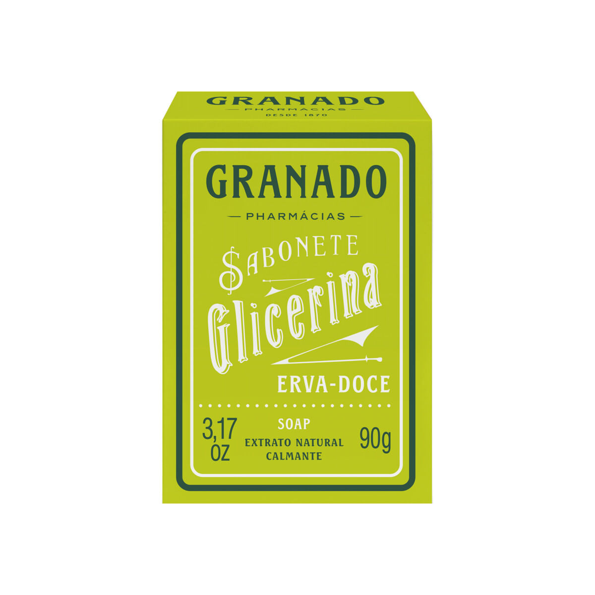 Encontraproduto.com.br - Granado Sabonete de Glicerina e Erva Doce 90g