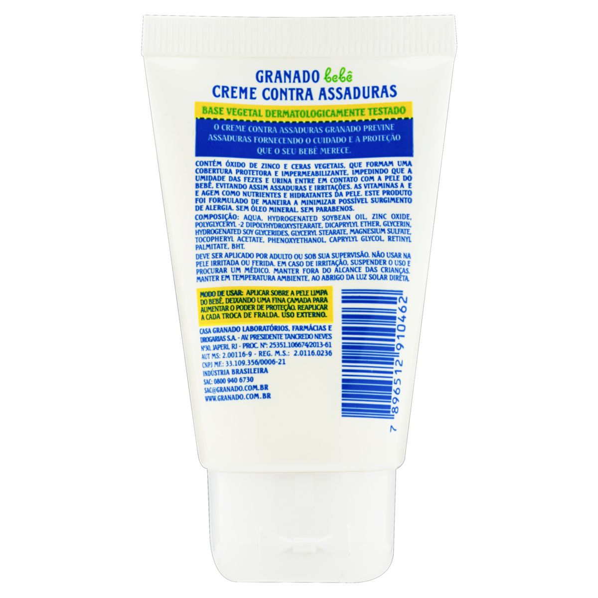 Encontraproduto.com.br - CREME PARA ASSADURAS GRANADO BEBE 50G
