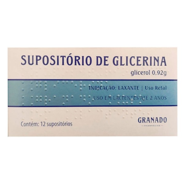 Encontraproduto.com.br - Granado Supositórios Lactente c/12 Unidades