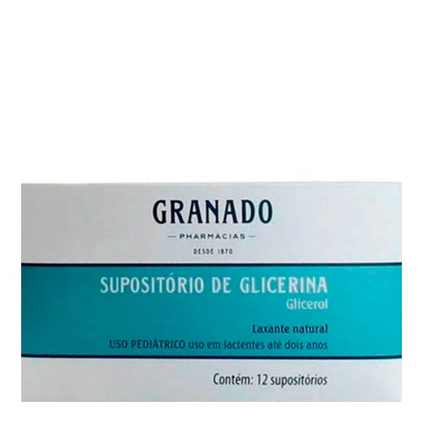 Encontraproduto.com.br - Granado Supositórios Lactente c/12 Unidades