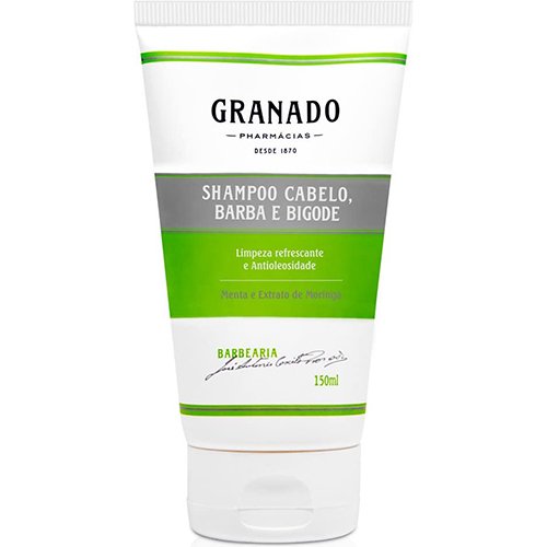 Encontraproduto.com.br - Granado Barbearia Shampoo Cabelo, Barba e Bigode 150ml