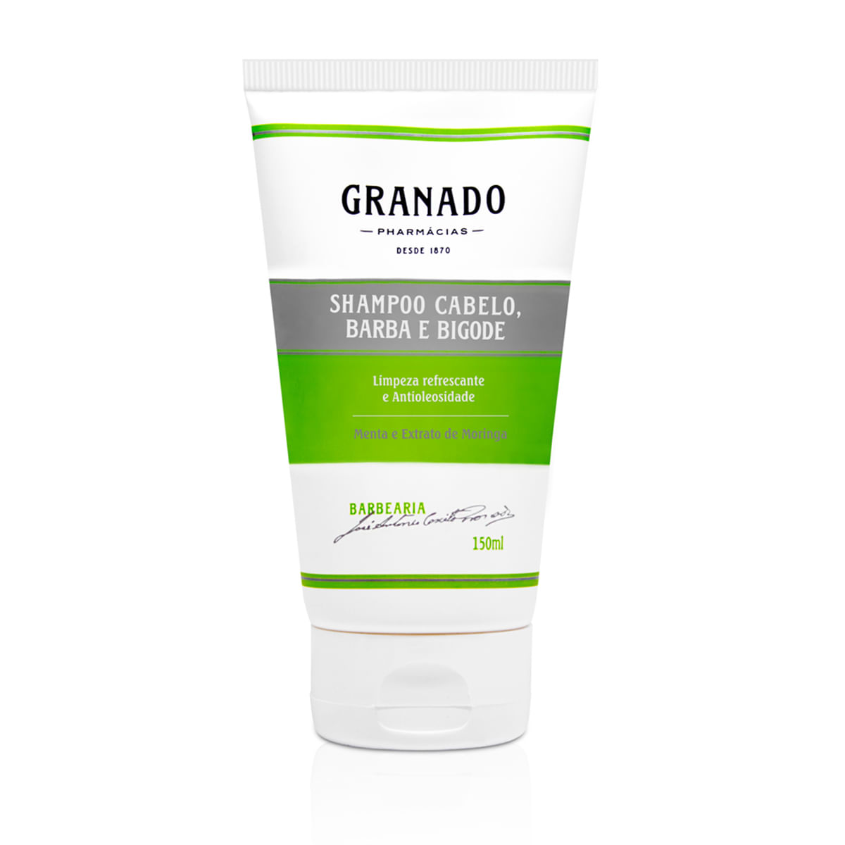 Encontraproduto.com.br - Granado Barbearia Shampoo Cabelo, Barba e Bigode 150ml