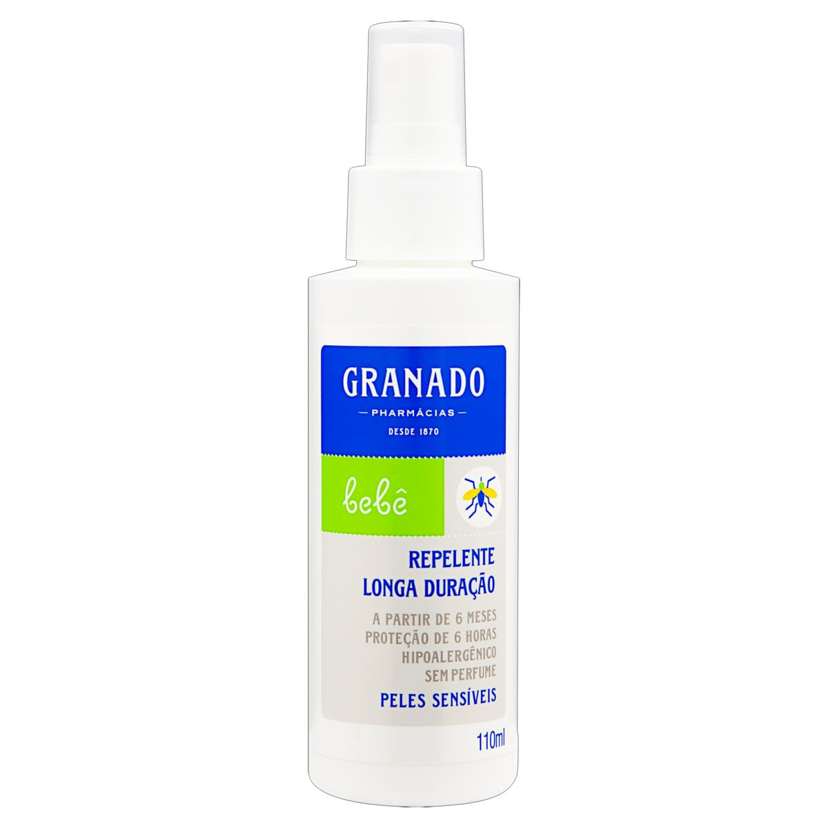 Encontraproduto.com.br - Repelente Granado Bebê com Peles Sensíveis 110ml