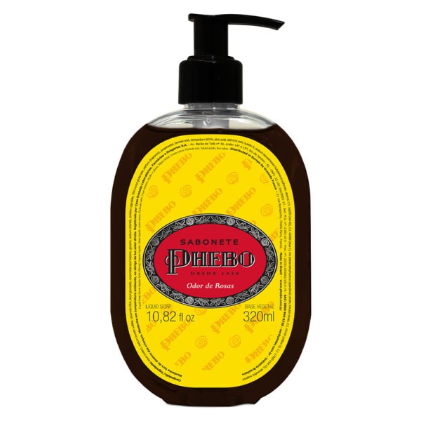 Encontraproduto.com.br - Sabonete Liquido Phebo Odor De Rosas 320ml