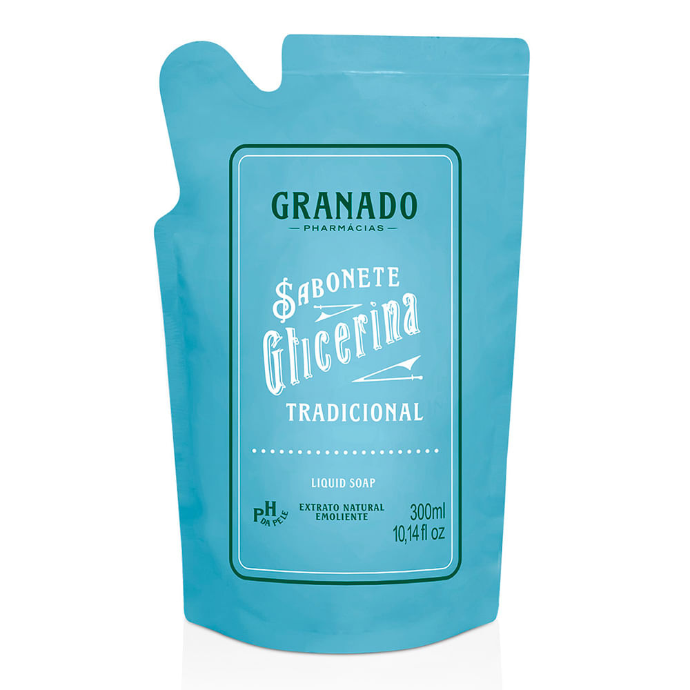 Encontraproduto.com.br - Sabonete Líquido Granado Glicerina Tradicional Refil 300ml